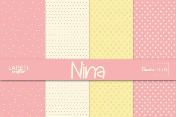 Download Pink and Yellow Basics Digital Paper - Premium Resources